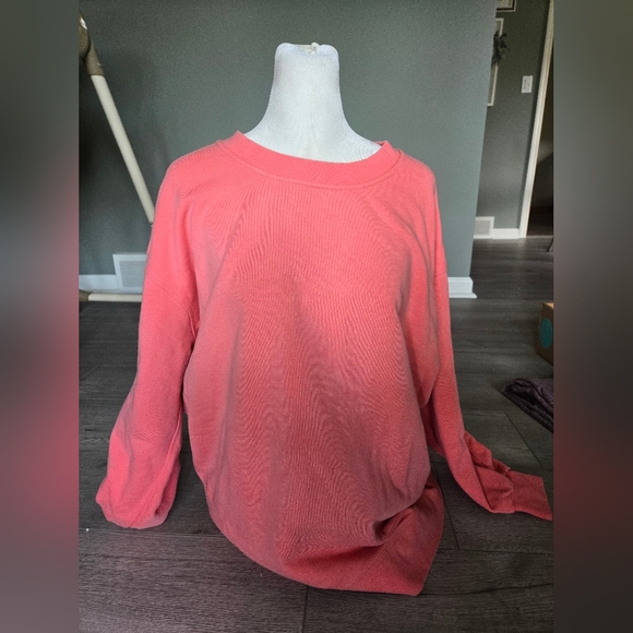 Lululemon Perfectly Oversized Crew Raspberry Cream - Picture 4 of 8